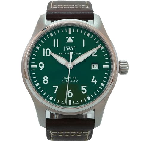 iwc mark 20 green dial|IWC Pilot's Watch Mark XX Review .